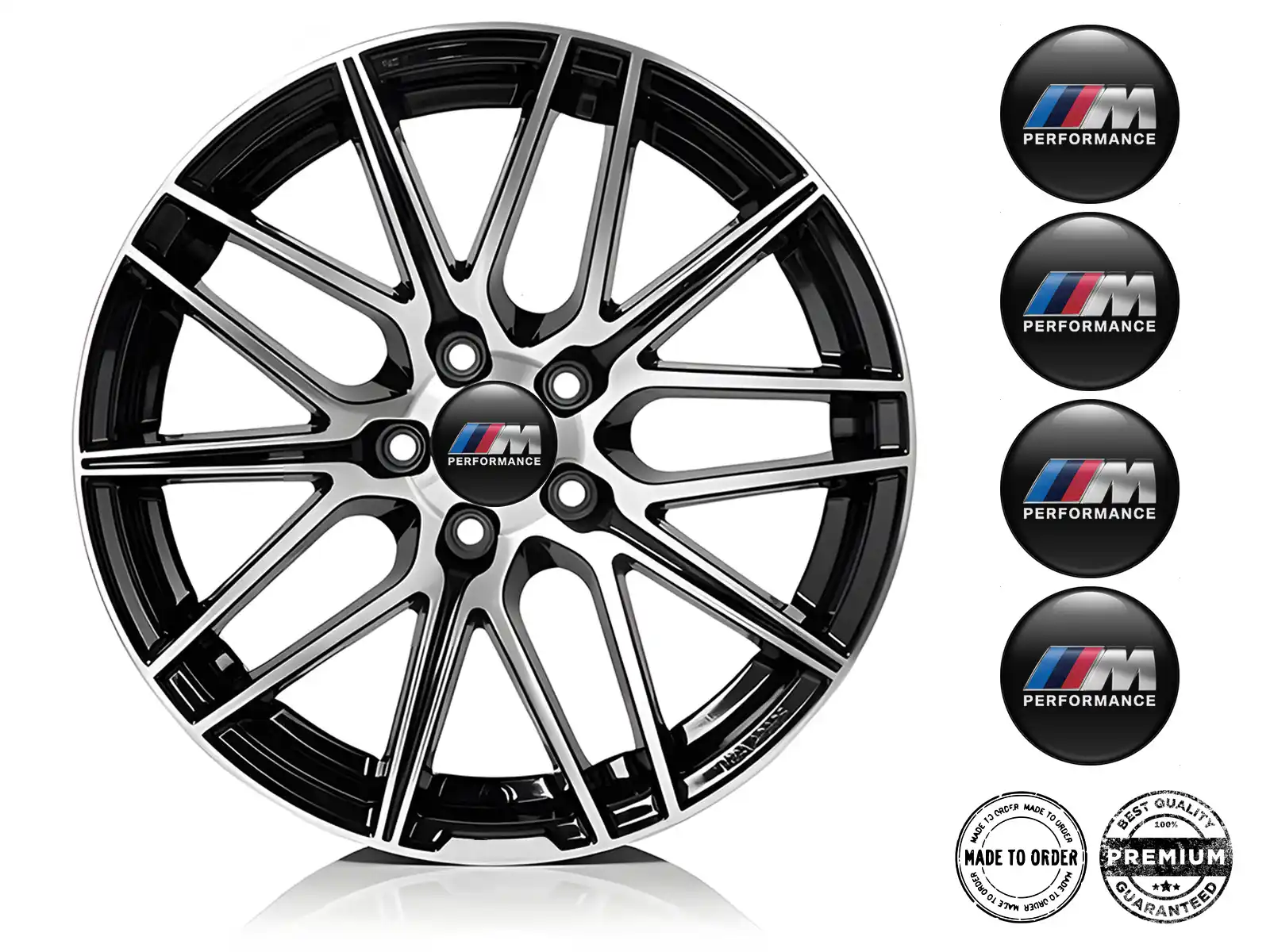 BMW Gewölbtes Label Logo Individuell Racing Horizon